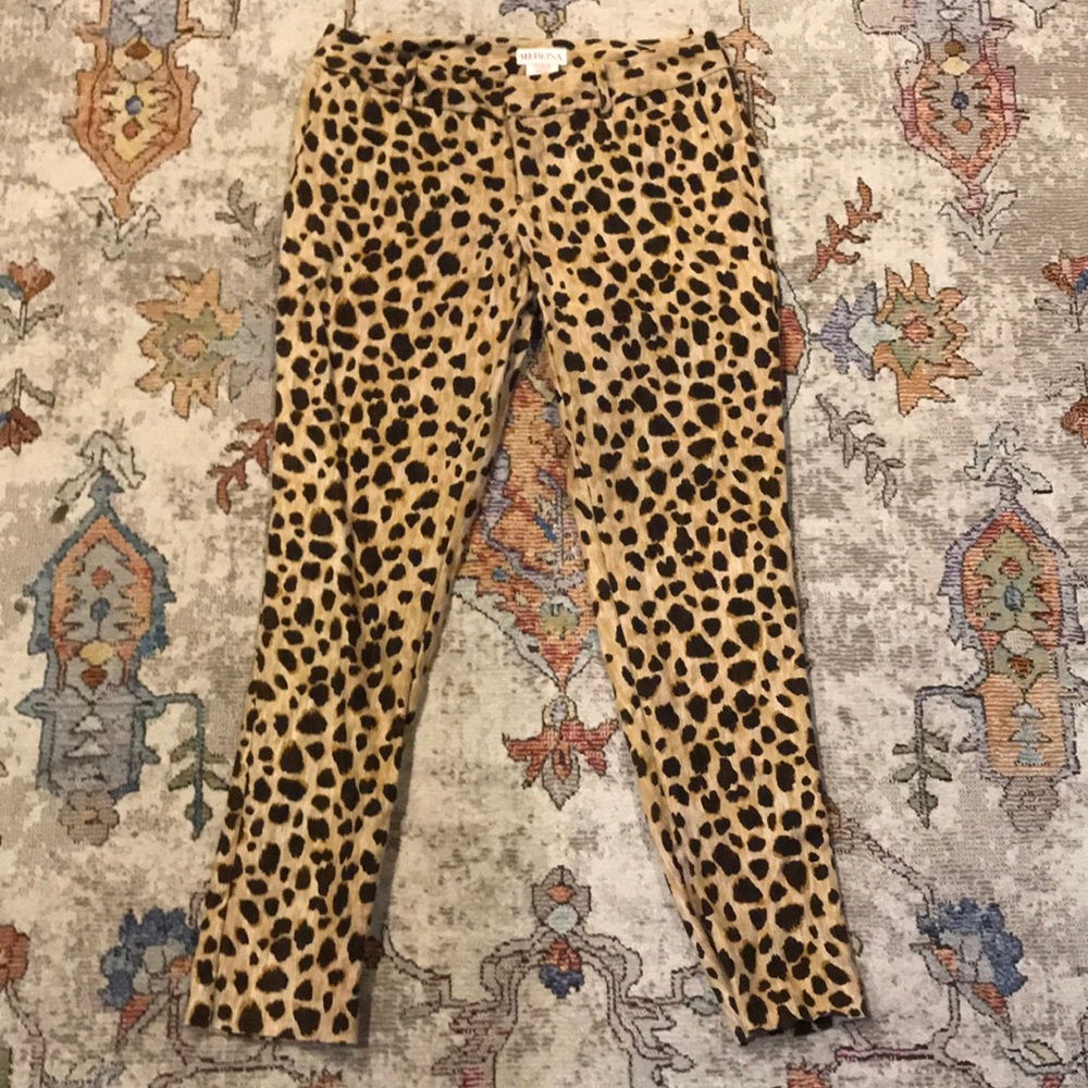 Merona Animal Print Dress Pants Size 2/3